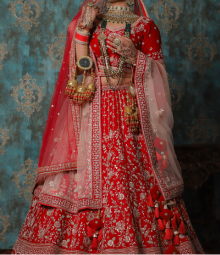 Red Lehenga 